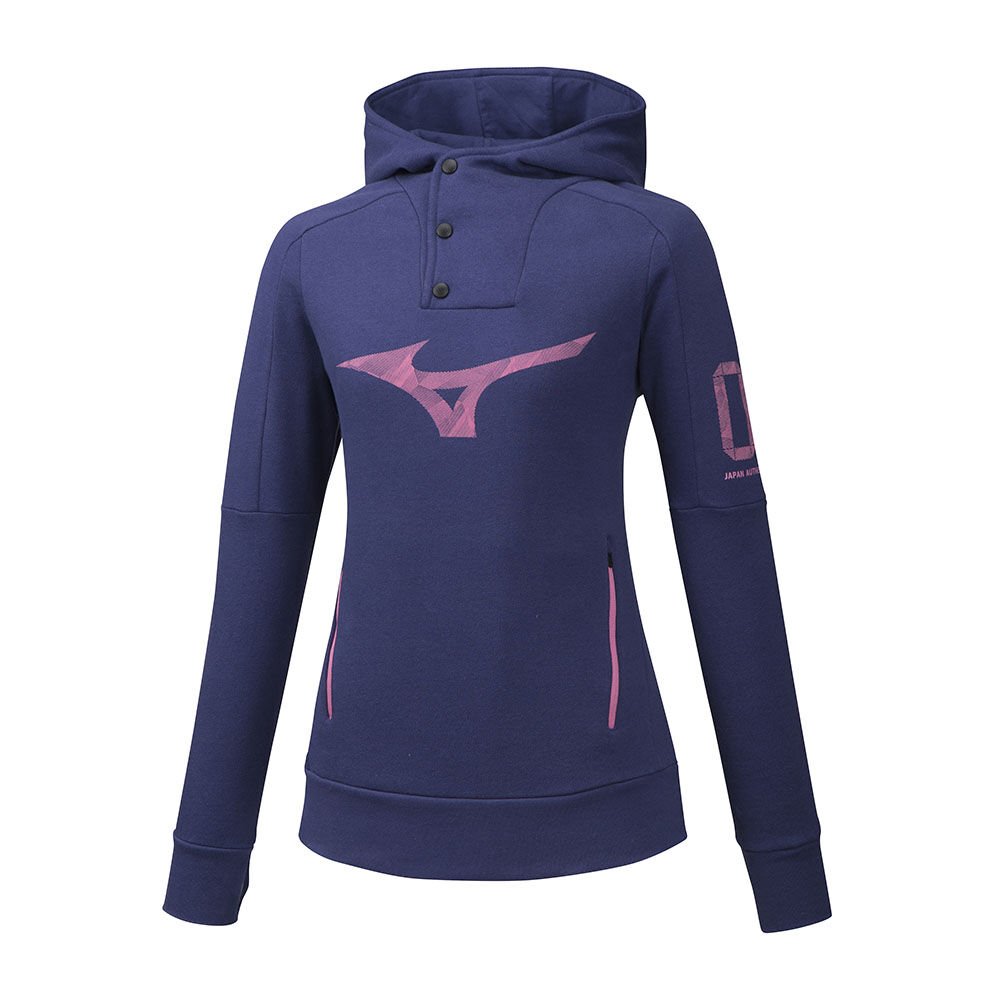 Mizuno Women's Heritage Hoodie Purple (K2GC970212-ZUP)